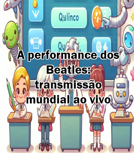 A performance dos Beatles: transmissão mundial ao vivo