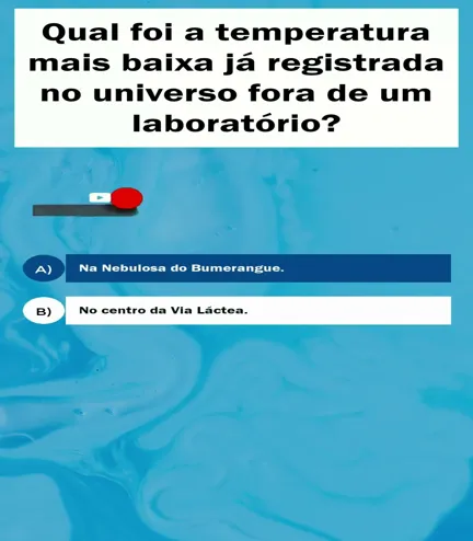 Descoberta da temperatura mais baixa no universo