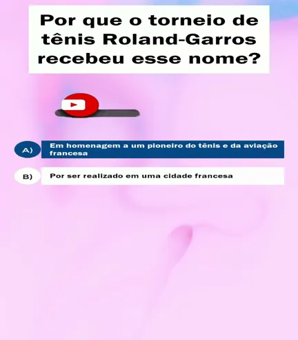Descubra a origem do nome do torneio de tênis Roland-Garros