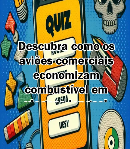 Descubra como os aviões comerciais economizam combustível em viagens longas!