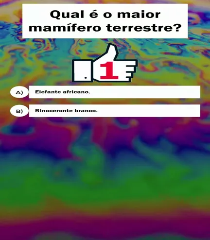 Descubra qual é o maior mamífero terrestre do mundo!