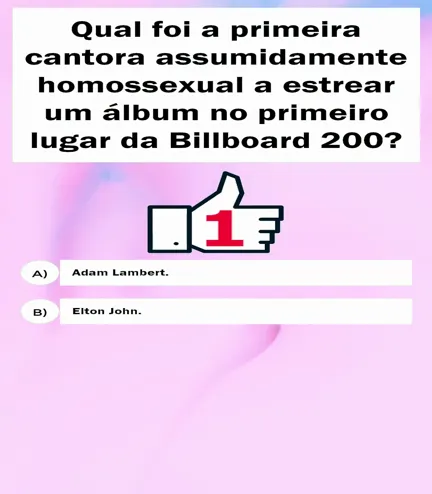 Descubra quem foi a primeira cantora LBGT+ a estrear álbum em primeiro lugar na Billboard 200!
