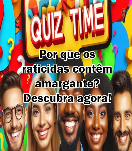Por que os raticidas contêm amargante? Descubra agora!