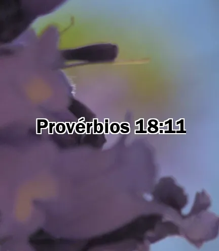 Provérbios 18:11