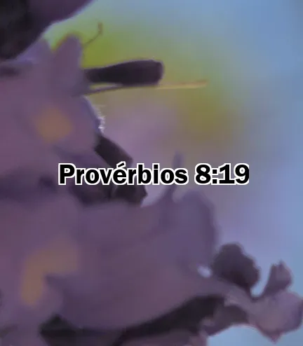 Provérbios 8:19