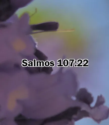 Salmos 107:22