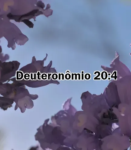 Deuteronômio 20:4