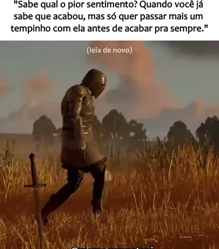 Este é o Pior Sentimento...