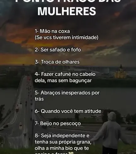 Pontos fracos das mulheres