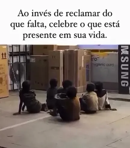 Seja GRATO pelo que VOCÊ tem!